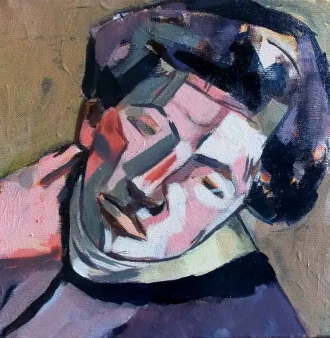 "isimsiz" eseri AHMET UZUNER tarafından 2015 yılında 25x25 cm ölçülerinde Tuval üzeri akrilik boya tekniği ile yapılmıştır.