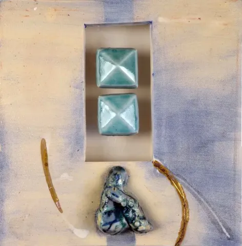AYSUN ÇÖLBAYIR DİNİZ — “isimsiz”, 2015 "isimsiz" eseri AYSUN ÇÖLBAYIR DİNİZ tarafından 2015 yılında 25x25 cm ölçülerinde Tuval üzeri karışık teknik tekniği ile yapılmıştır.