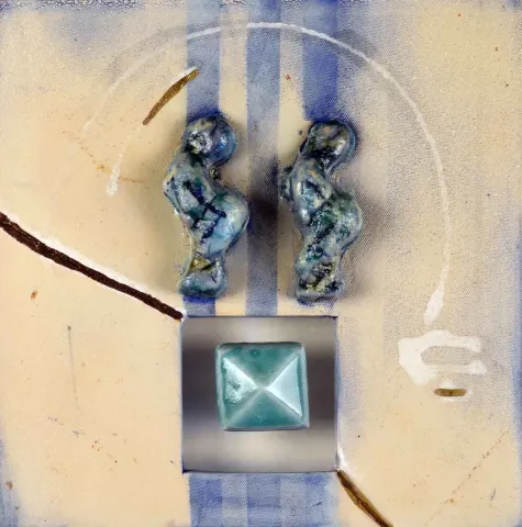 AYSUN ÇÖLBAYIR DİNİZ — “isimsiz”, 2015 "isimsiz" eseri AYSUN ÇÖLBAYIR DİNİZ tarafından 2015 yılında 25x25 cm ölçülerinde Tuval üzeri karışık teknik tekniği ile yapılmıştır.