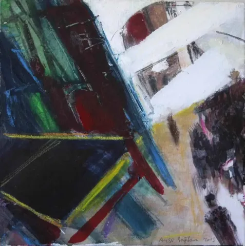 AYŞE SAĞLAM YÜCE — “isimsiz”, 2015 "isimsiz" eseri AYŞE SAĞLAM YÜCE tarafından 2015 yılında 25x25 cm ölçülerinde Tuval üzeri yağlı boya tekniği ile yapılmıştır.