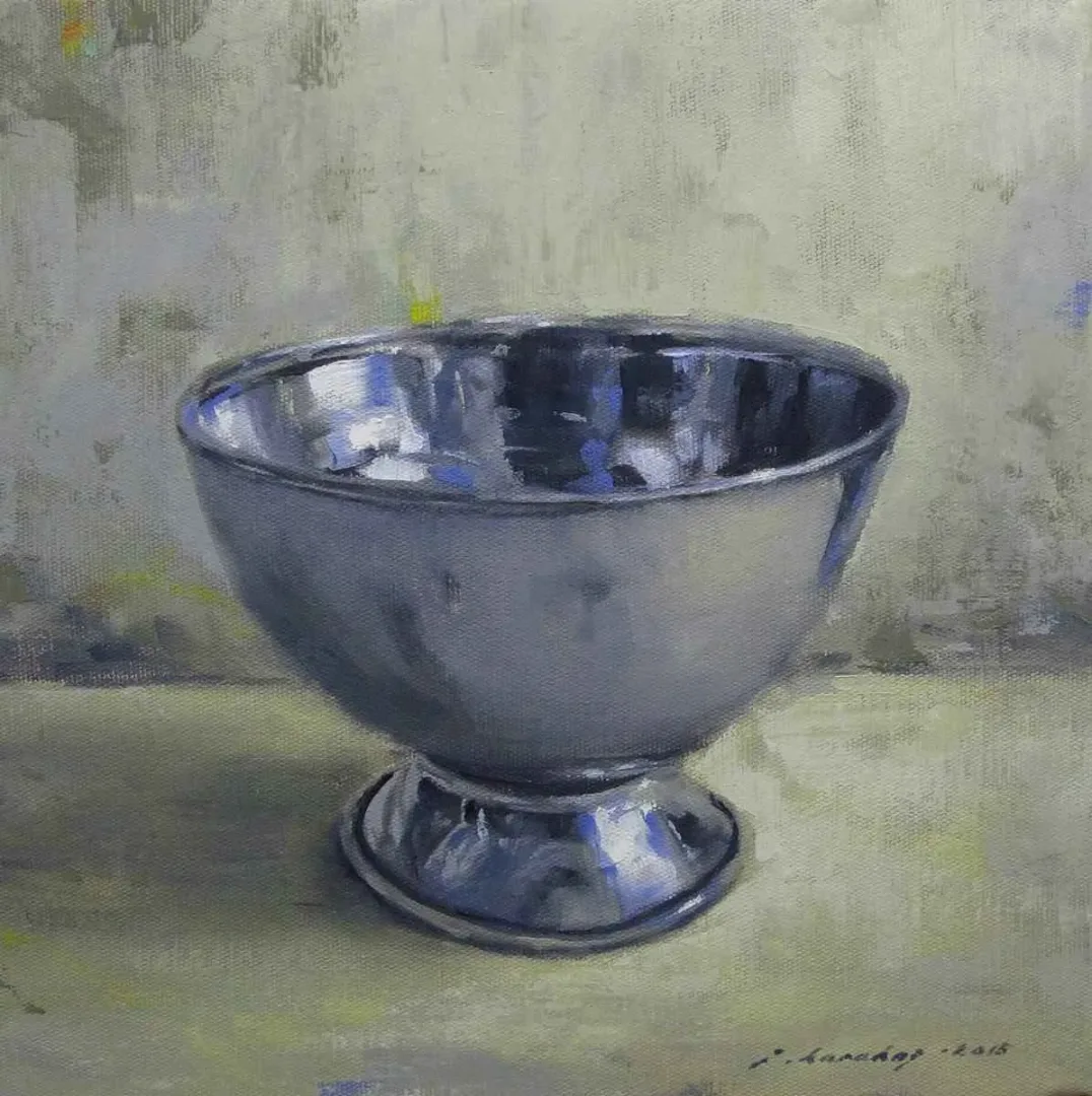 yakınlaştır "Kalay" eseri FATİH KARAKAŞ tarafından 2015 yılında 25x25 cm ölçülerinde Tuval üzeri yağlı boya tekniği ile yapılmıştır.