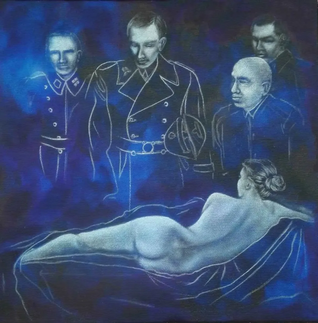 BERİL KILIÇ — “isimsiz”, 2015 "isimsiz" eseri BERİL KILIÇ tarafından 2015 yılında 25x25 cm ölçülerinde Tuval üzeri yağlı boya tekniği ile yapılmıştır.
