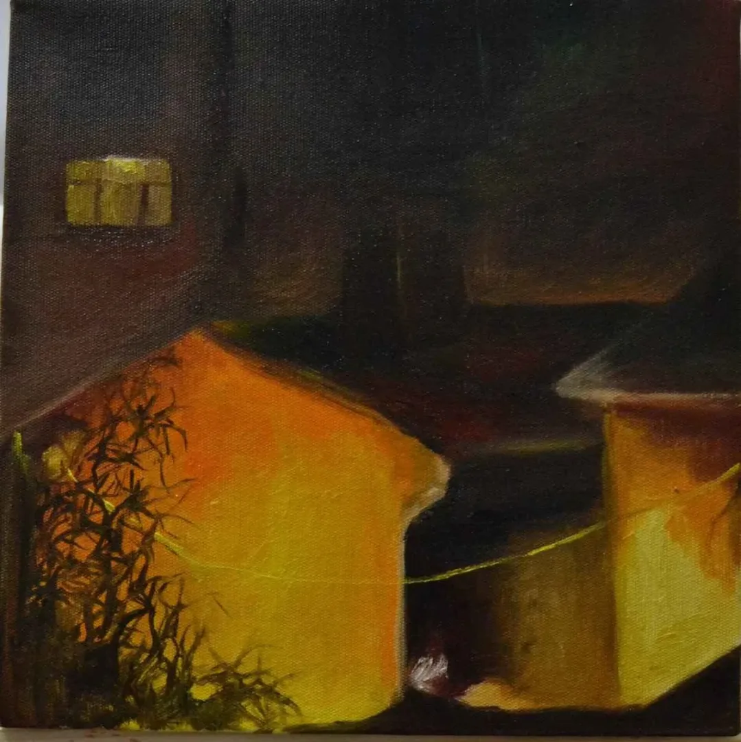 ELİF ÖZDEMİR — “isimsiz”, 2015 "isimsiz" eseri ELİF ÖZDEMİR tarafından 2015 yılında 25x25 cm ölçülerinde Tuval üzeri yağlı boya tekniği ile yapılmıştır.