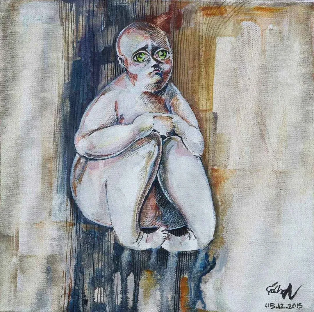 yakınlaştır "isimsiz" eseri GÖKHAN CIVIK tarafından 2015 yılında 25x25 cm ölçülerinde Tuval üzeri yağlı boya tekniği ile yapılmıştır.