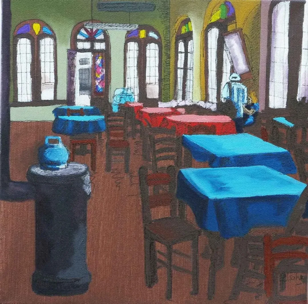 yakınlaştır "isimsiz" eseri GÜLŞAH ÇALHAN tarafından 2015 yılında 25x25 cm ölçülerinde Tuval üzeri akrilik boya tekniği ile yapılmıştır.