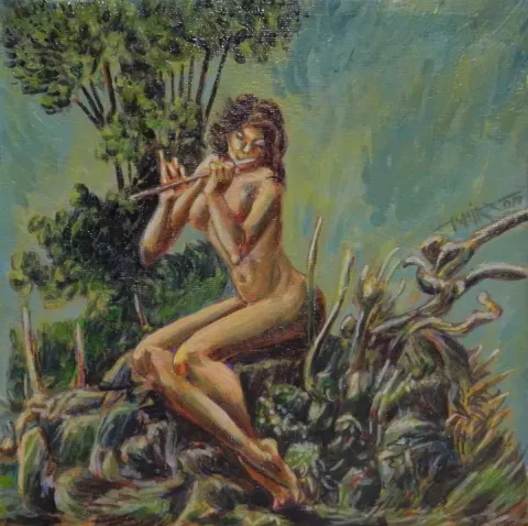 HASAN MİRZA — “isimsiz”, 2015 "isimsiz" eseri HASAN MİRZA tarafından 2015 yılında 25x25 cm ölçülerinde Tuval üzeri akrilik boya tekniği ile yapılmıştır.