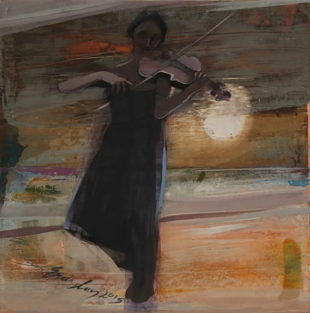 HAKAN ERASLAN — “isimsiz”, 2015 "isimsiz" eseri HAKAN ERASLAN tarafından 2015 yılında 25x25 cm ölçülerinde Tuval üzeri akrilik boya tekniği ile yapılmıştır.