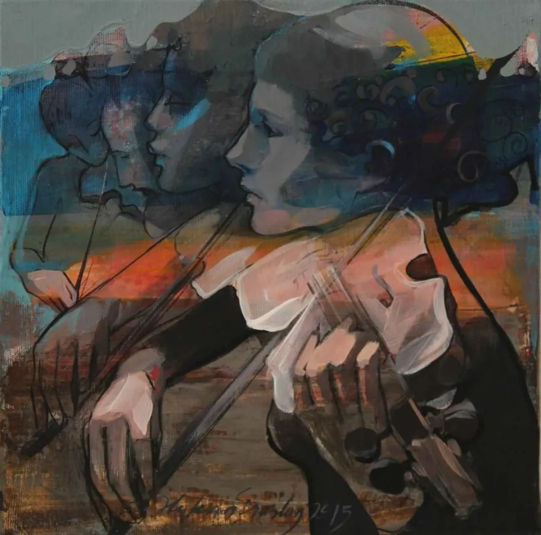 HAKAN ERASLAN — “isimsiz”, 2015 "isimsiz" eseri HAKAN ERASLAN tarafından 2015 yılında 25x25 cm ölçülerinde Tuval üzeri akrilik boya tekniği ile yapılmıştır.
