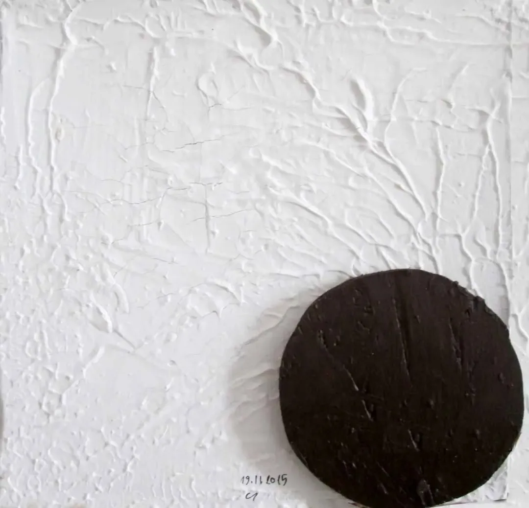 MUHAMMET LÜTFİ ÖZTÜRK — “isimsiz”, 2015 "isimsiz" eseri MUHAMMET LÜTFİ ÖZTÜRK tarafından 2015 yılında 25x25 cm ölçülerinde Tuval üzeri karışık teknik tekniği ile yapılmıştır.