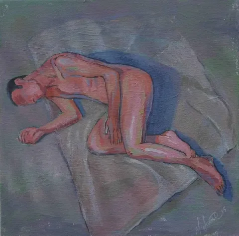 MUHTAR MUHTAR — “isimsiz”, 2015 "isimsiz" eseri MUHTAR MUHTAR tarafından 2015 yılında 25x25 cm ölçülerinde Tuval üzeri yağlı boya tekniği ile yapılmıştır.