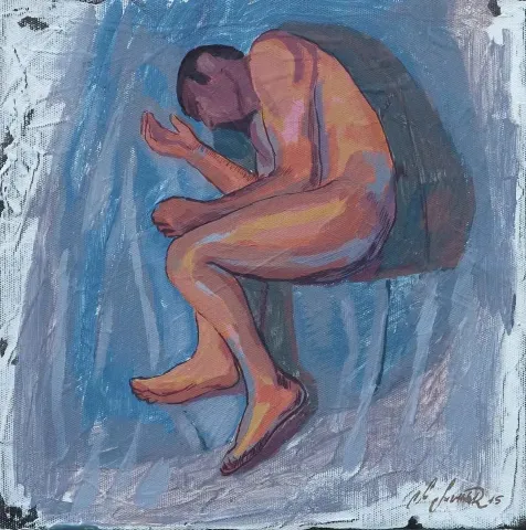 MUHTAR MUHTAR — “isimsiz”, 2015 "isimsiz" eseri MUHTAR MUHTAR tarafından 2015 yılında 25x25 cm ölçülerinde Tuval üzeri yağlı boya tekniği ile yapılmıştır.