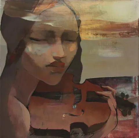 HAKAN ERASLAN — “isimsiz”, 2015 "isimsiz" eseri HAKAN ERASLAN tarafından 2015 yılında 25x25 cm ölçülerinde Tuval üzeri akrilik boya tekniği ile yapılmıştır.