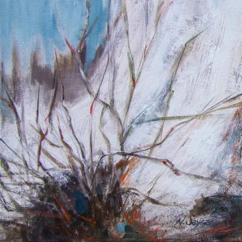 NİLAY SAYRAV — “isimsiz”, 2015 "isimsiz" eseri NİLAY SAYRAV tarafından 2015 yılında 25x25 cm ölçülerinde Tuval üzeri yağlı boya tekniği ile yapılmıştır.