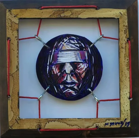 NURİ YAVUZ — “isimsiz”, 2015 "isimsiz" eseri NURİ YAVUZ tarafından 2015 yılında 25x25 cm ölçülerinde Karışık teknik tekniği ile yapılmıştır.