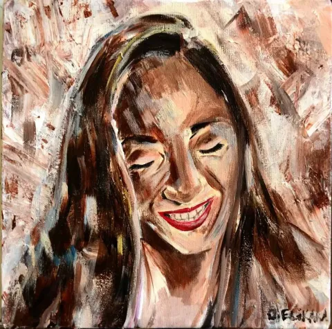 OĞUZ ELİKARA — “isimsiz”, 2015 "isimsiz" eseri OĞUZ ELİKARA tarafından 2015 yılında 25x25 cm ölçülerinde Tuval üzeri akrilik boya tekniği ile yapılmıştır.