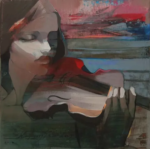 HAKAN ERASLAN — “isimsiz”, 2015 "isimsiz" eseri HAKAN ERASLAN tarafından 2015 yılında 25x25 cm ölçülerinde Tuval üzeri akrilik boya tekniği ile yapılmıştır.