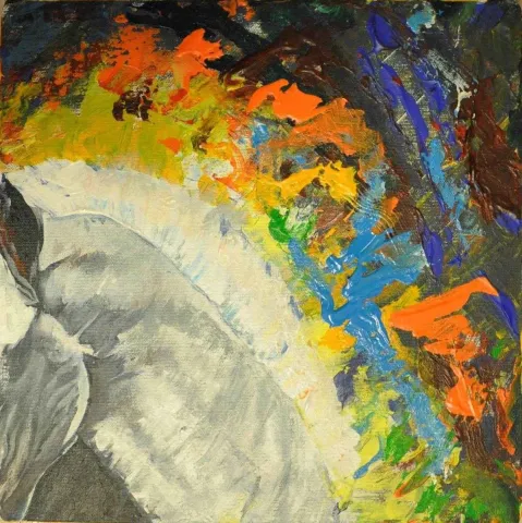 "isimsiz" eseri SUAT KORKMAZ tarafından 2015 yılında 25x25 cm ölçülerinde Tuval üzeri yağlı boya tekniği ile yapılmıştır.