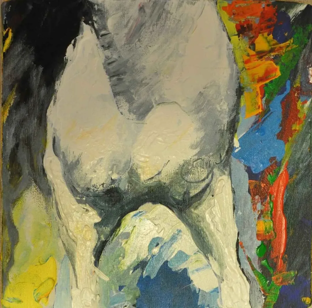 SUAT KORKMAZ — “isimsiz”, 2015 "isimsiz" eseri SUAT KORKMAZ tarafından 2015 yılında 25x25 cm ölçülerinde Tuval üzeri yağlı boya tekniği ile yapılmıştır.