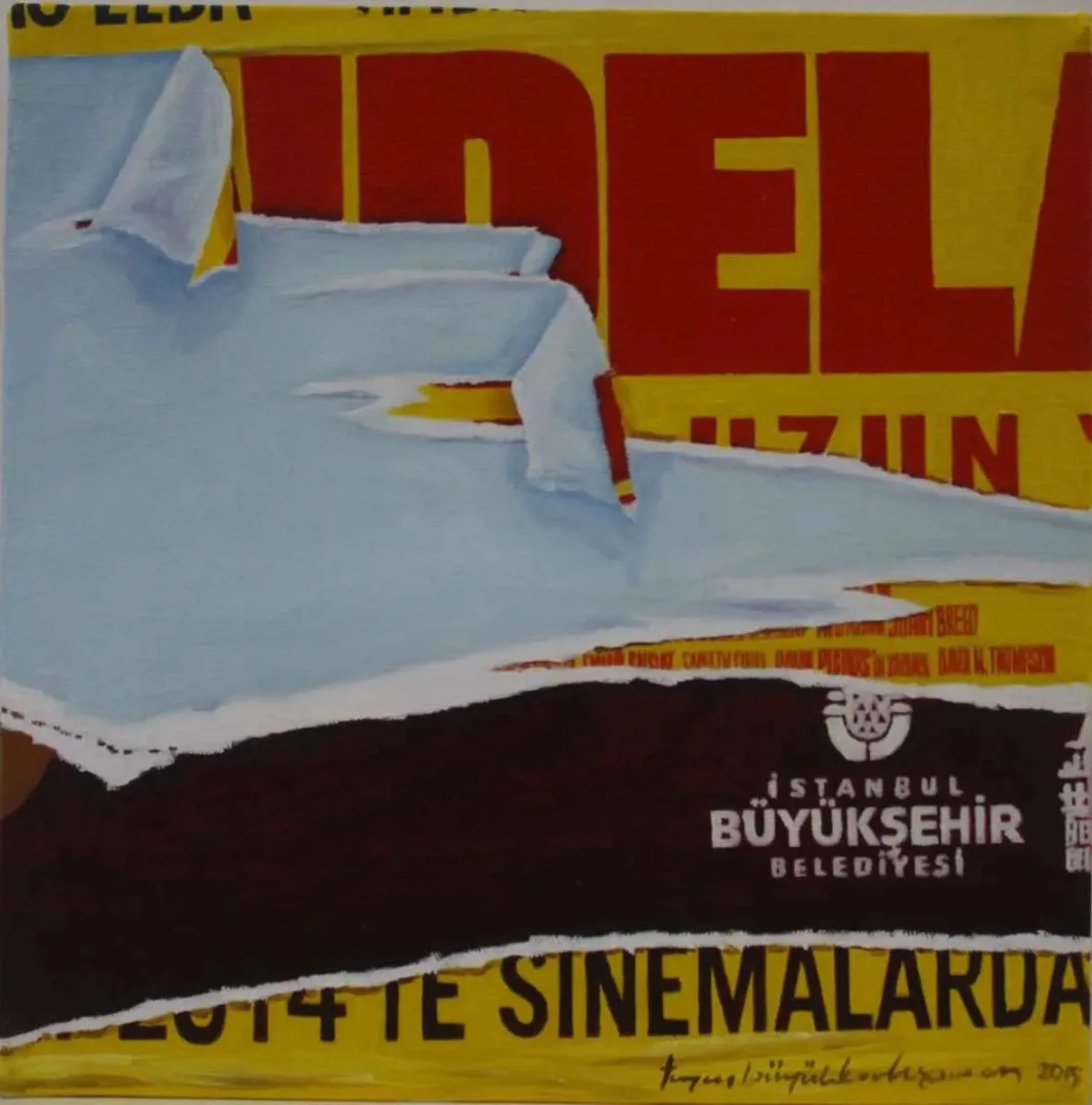 TURAN BÜYÜKKAHRAMAN — “isimsiz”, 2015 "isimsiz" eseri TURAN BÜYÜKKAHRAMAN tarafından 2015 yılında 25x25 cm ölçülerinde Tuval üzeri akrilik ve yağlı boya tekniği ile yapılmıştır.