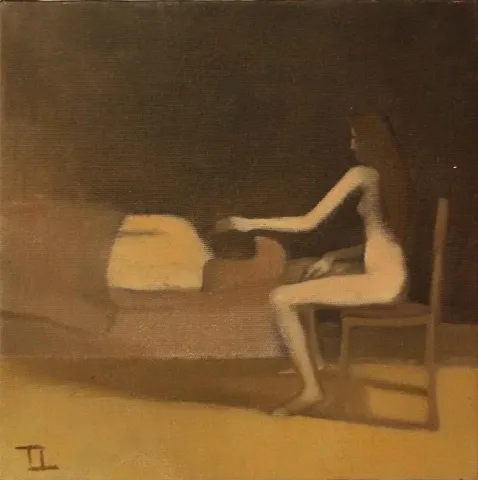 TÜNAY TUNÇ — “isimsiz”, 2015 "isimsiz" eseri TÜNAY TUNÇ tarafından 2015 yılında 25x25 cm ölçülerinde Tuval üzeri yağlı boya tekniği ile yapılmıştır.