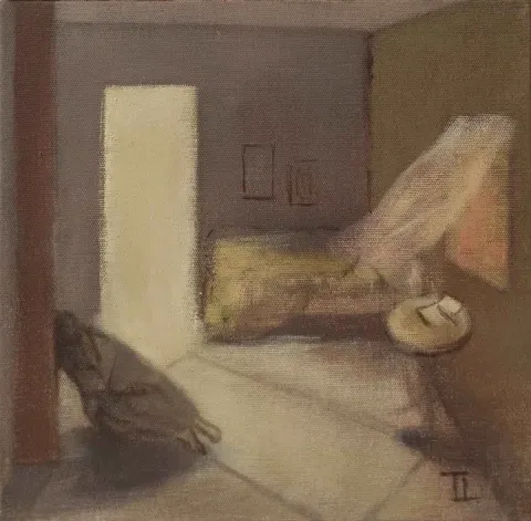 TÜNAY TUNÇ — “isimsiz”, 2015 "isimsiz" eseri TÜNAY TUNÇ tarafından 2015 yılında 25x25 cm ölçülerinde Tuval üzeri yağlı boya tekniği ile yapılmıştır.