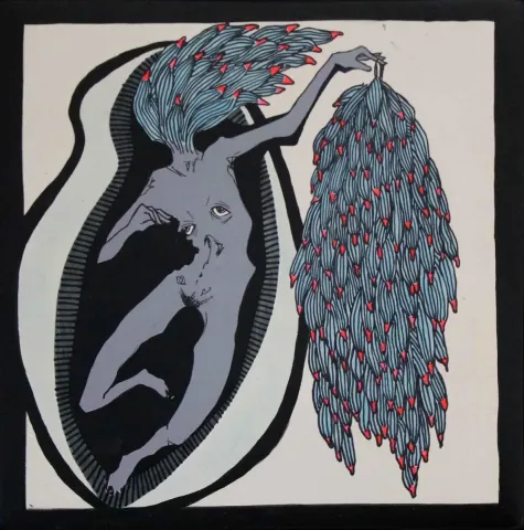 "isimsiz" eseri GÖZDE PINAR AKPINAR tarafından 2015 yılında 25x25 cm ölçülerinde Seramik tekniği ile yapılmıştır.