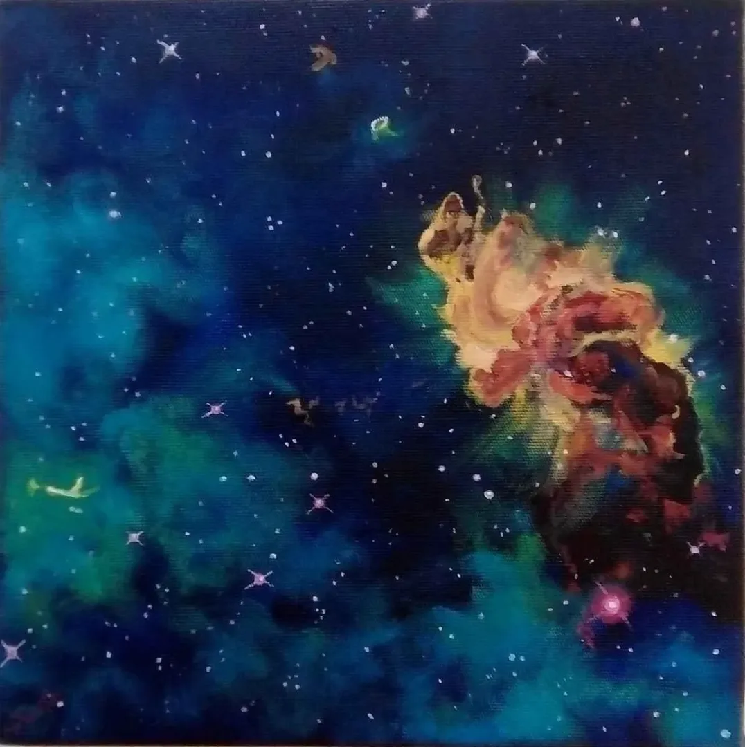 ŞERİFE ŞEN — “isimsiz”, 2015 "isimsiz" eseri ŞERİFE ŞEN tarafından 2015 yılında 25x25 cm ölçülerinde Tuval üzeri yağlı boya tekniği ile yapılmıştır.