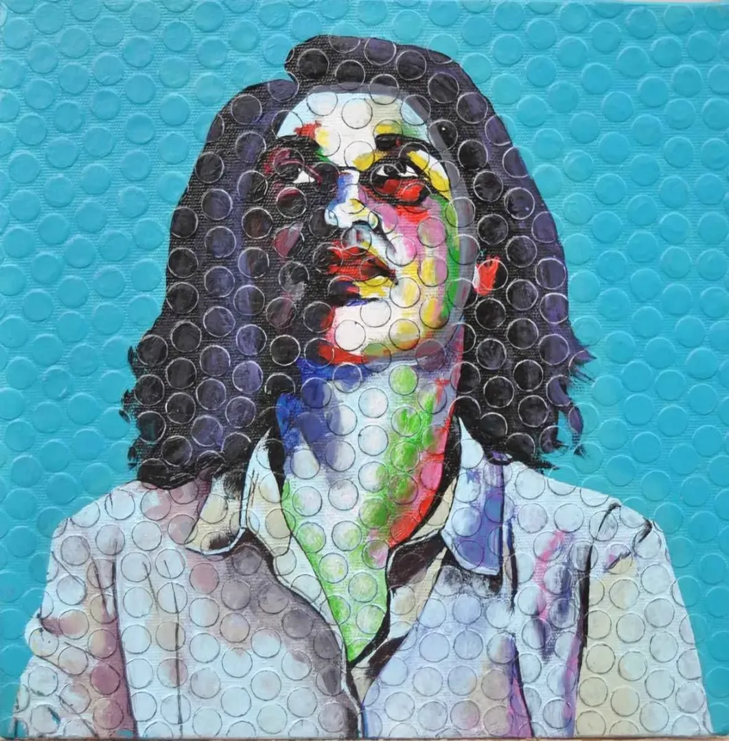 MURAT ŞENCAN — “isimsiz”, 2015 "isimsiz" eseri MURAT ŞENCAN tarafından 2015 yılında 25x25 cm ölçülerinde Tuval üzeri karışık teknik tekniği ile yapılmıştır.
