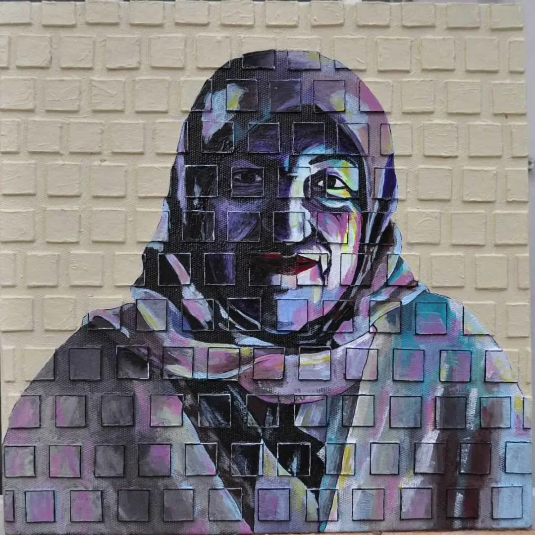 MURAT ŞENCAN — “isimsiz”, 2015 "isimsiz" eseri MURAT ŞENCAN tarafından 2015 yılında 25x25 cm ölçülerinde Tuval üzeri karışık teknik tekniği ile yapılmıştır.