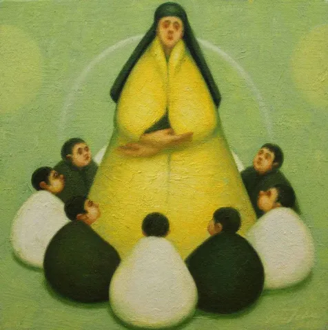 "isimsiz" eseri ÖMER EKEN tarafından 2015 yılında 25x25 cm ölçülerinde Tuval üzeri yağlı boya tekniği ile yapılmıştır.
