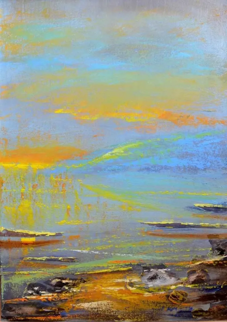 yakınlaştır "İsimsiz" eseri YUSUF ŞENGÜR tarafından 2014 yılında 70x50 cm ölçülerinde Tuval üzeri karışık teknik tekniği ile yapılmıştır.