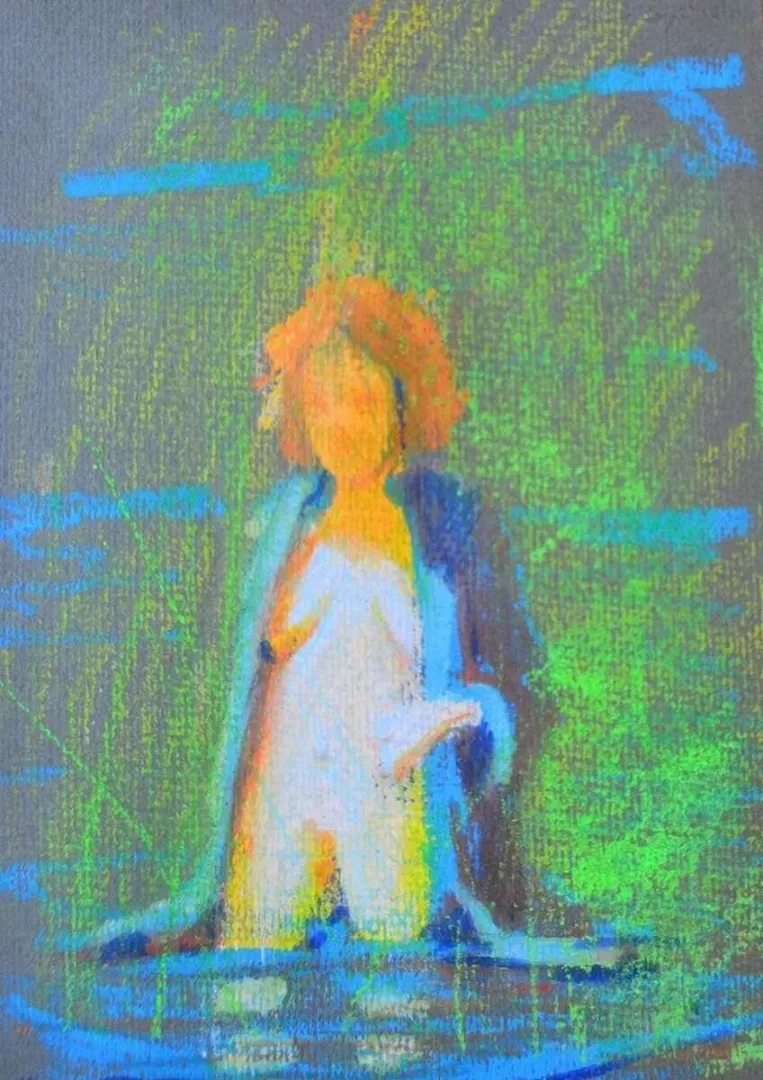 yakınlaştır "İsimsiz" eseri YUSUF ŞENGÜR tarafından 2014 yılında 15x21 cm ölçülerinde Yağlı Pastel tekniği ile yapılmıştır.