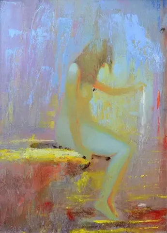 YUSUF ŞENGÜR — “İsimsiz”, 2014 "İsimsiz" eseri YUSUF ŞENGÜR tarafından 2014 yılında 70x50 cm ölçülerinde Tuval üzeri yağlı boya tekniği ile yapılmıştır.