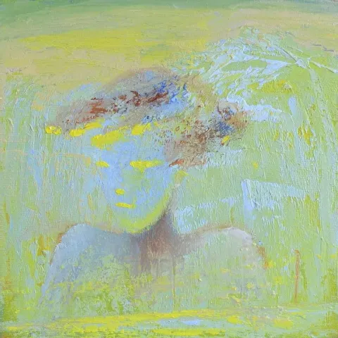 YUSUF ŞENGÜR — “İsimsiz”, 2014 "İsimsiz" eseri YUSUF ŞENGÜR tarafından 2014 yılında 20x20 cm ölçülerinde Tuval üzeri yağlı boya tekniği ile yapılmıştır.