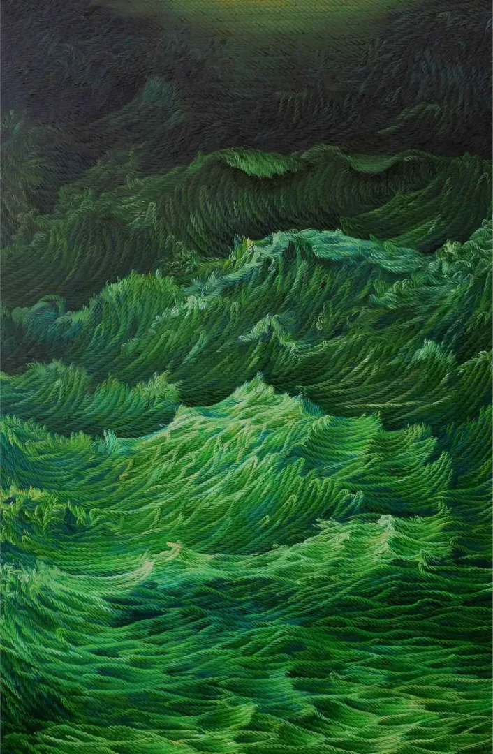 AHMET YEŞİL — “Aşkın Son Hali”, 2015 "Aşkın Son Hali" eseri AHMET YEŞİL tarafından 2015 yılında 180x135 cm ölçülerinde Tuval üzeri yağlı boya tekniği ile yapılmıştır.