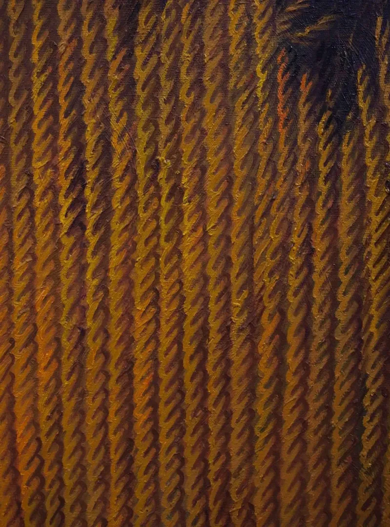 yakınlaştır "Karalamalar" eseri AHMET YEŞİL tarafından 2015 yılında 50x40 cm ölçülerinde Tuval üzeri yağlı boya tekniği ile yapılmıştır.