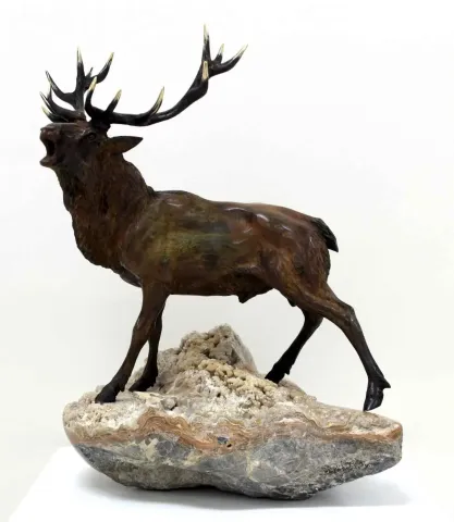 "Kızıl Geyik" eseri ALEXANDER DAVİDOV tarafından 42x34x24 cm ölçülerinde Bronz tekniği ile yapılmıştır.
