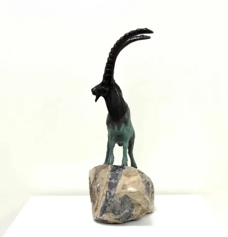 "Dağ Keçisi" eseri ALEXANDER DAVİDOV tarafından 35x22x13 cm ölçülerinde Bronz tekniği ile yapılmıştır.