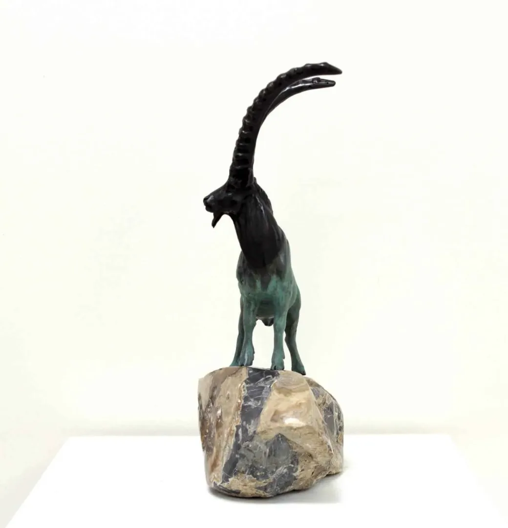 yakınlaştır "Dağ Keçisi" eseri ALEXANDER DAVİDOV tarafından 35x22x13 cm ölçülerinde Bronz tekniği ile yapılmıştır.