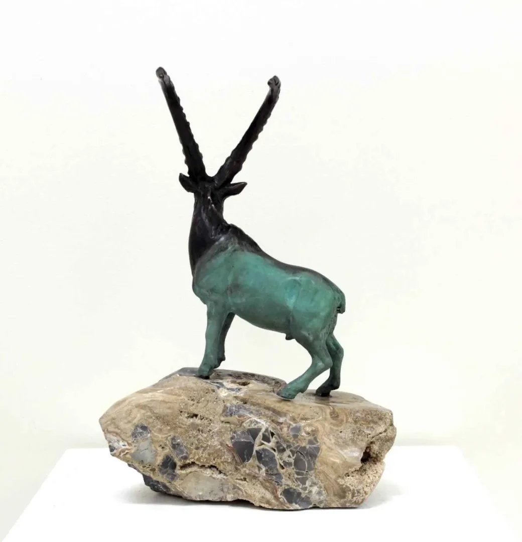 yakınlaştır "Dağ Keçisi" eseri ALEXANDER DAVİDOV tarafından 35x22x13 cm ölçülerinde Bronz tekniği ile yapılmıştır.