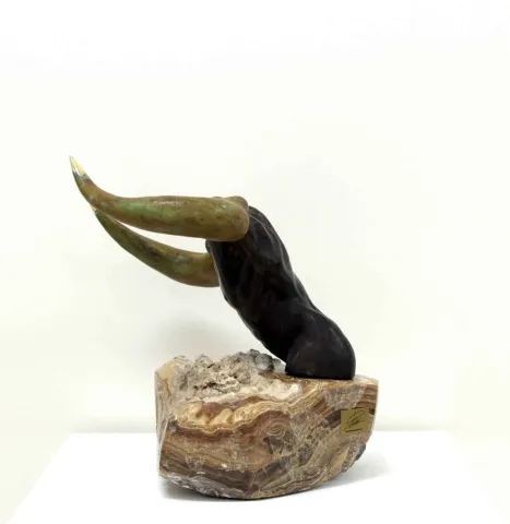 "Minotaur" eseri ALEXANDER DAVİDOV tarafından 28x28x30 cm ölçülerinde Bronz tekniği ile yapılmıştır.
