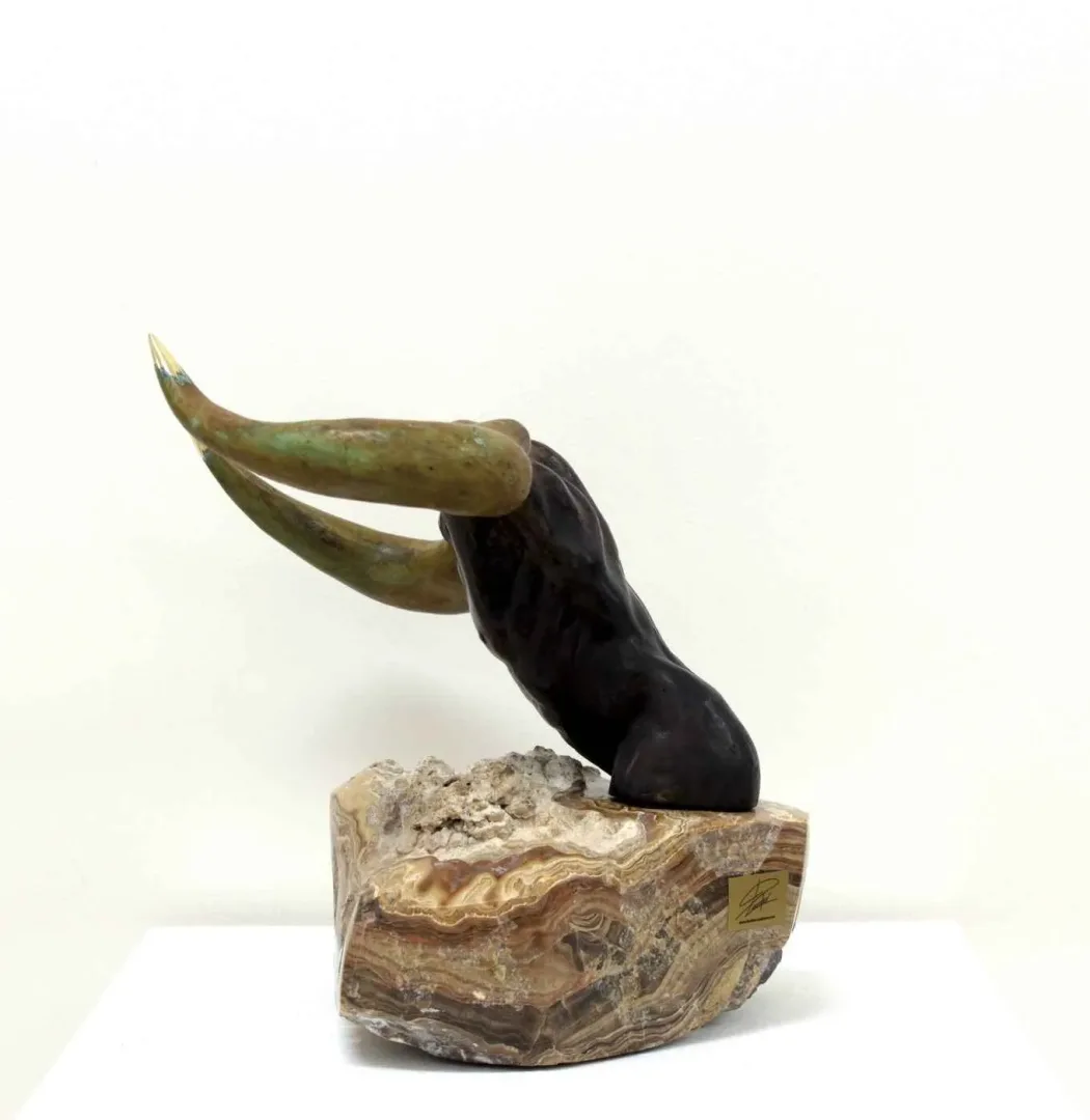 yakınlaştır "Minotaur" eseri ALEXANDER DAVİDOV tarafından 28x28x30 cm ölçülerinde Bronz tekniği ile yapılmıştır.