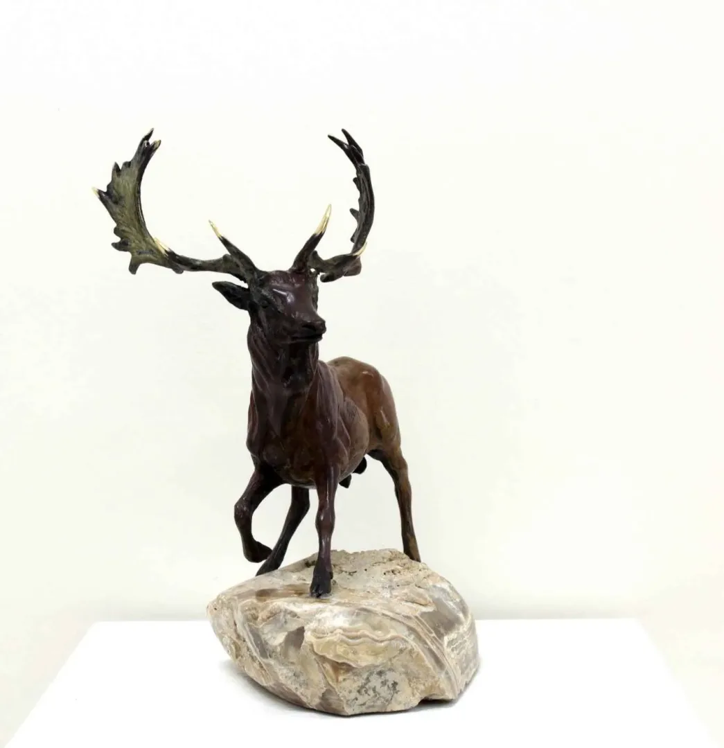 yakınlaştır "Ala Geyik" eseri ALEXANDER DAVİDOV tarafından 33x24x17 cm ölçülerinde Bronz tekniği ile yapılmıştır.