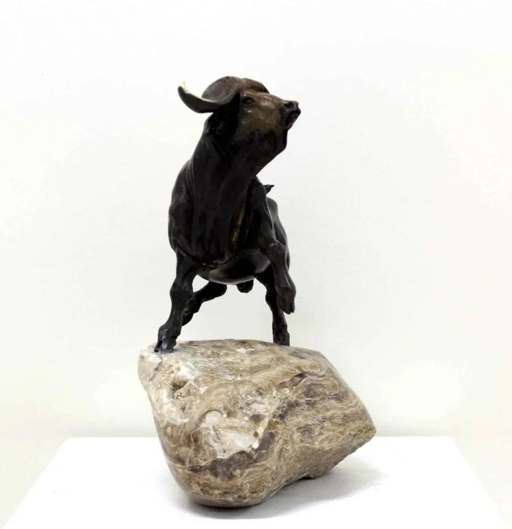 yakınlaştır "Buffalo" eseri ALEXANDER DAVİDOV tarafından 34x26x20 cm ölçülerinde Bronz tekniği ile yapılmıştır.