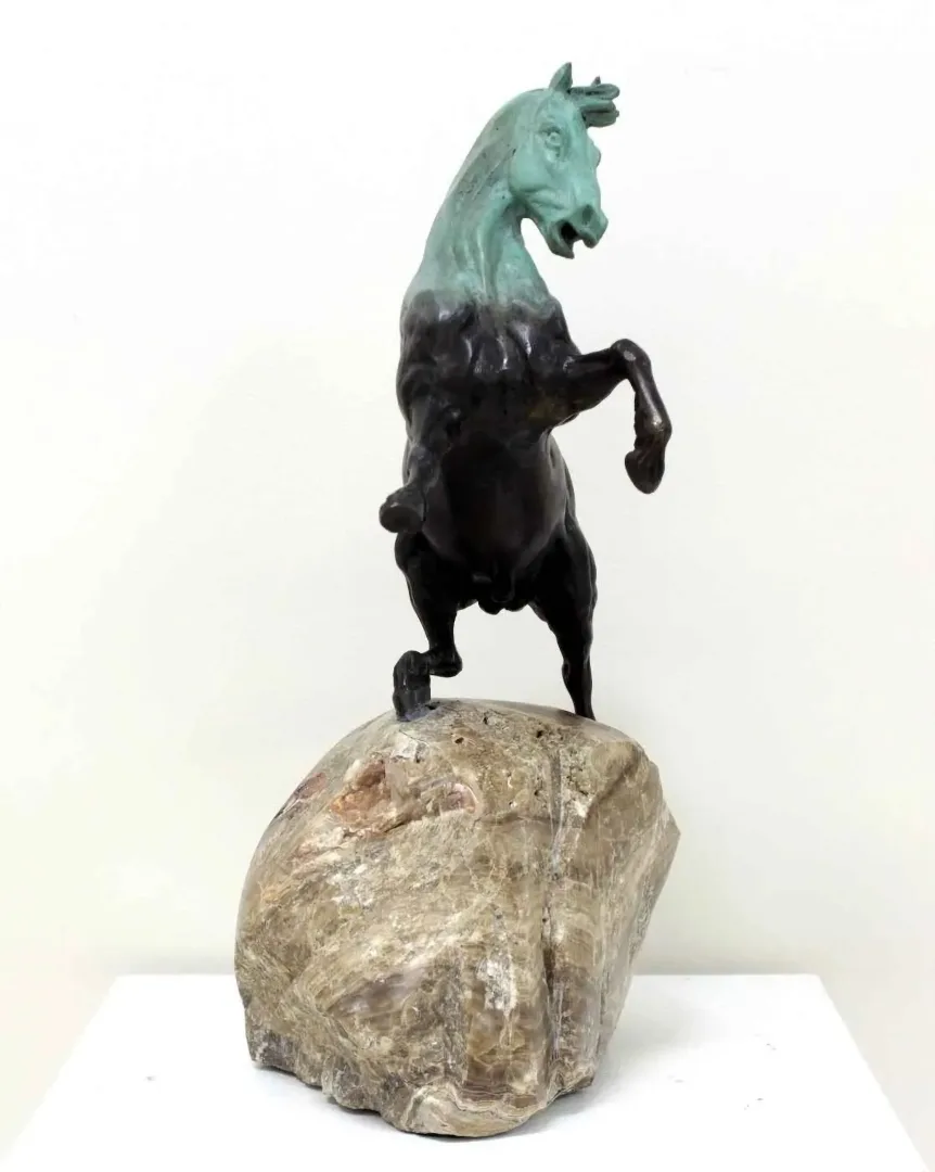 yakınlaştır "At" eseri ALEXANDER DAVİDOV tarafından 45x30x19 cm ölçülerinde Bronz tekniği ile yapılmıştır.