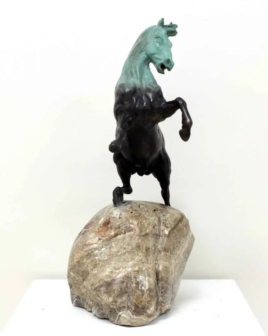 yakınlaştır "At" eseri ALEXANDER DAVİDOV tarafından 45x30x19 cm ölçülerinde Bronz tekniği ile yapılmıştır.