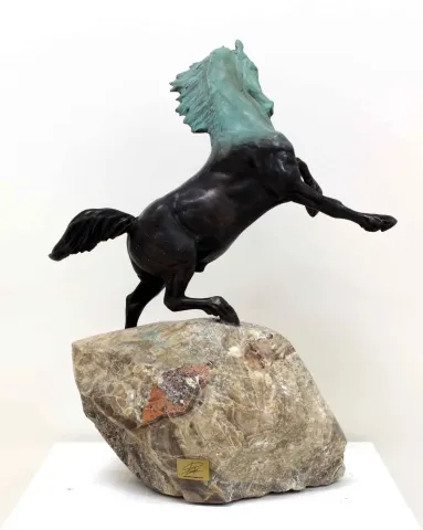 ALEXANDER DAVİDOV — “At” "At" eseri ALEXANDER DAVİDOV tarafından 45x30x19 cm ölçülerinde Bronz tekniği ile yapılmıştır.