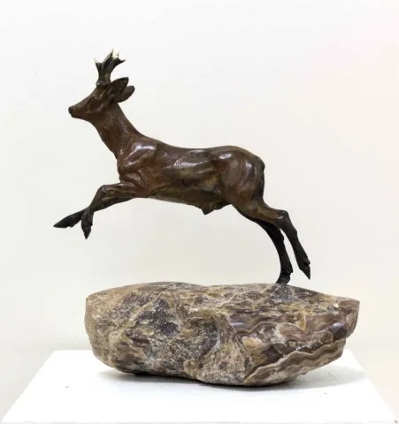 "Karaca" eseri ALEXANDER DAVİDOV tarafından 36x31x14 cm ölçülerinde Bronz tekniği ile yapılmıştır.