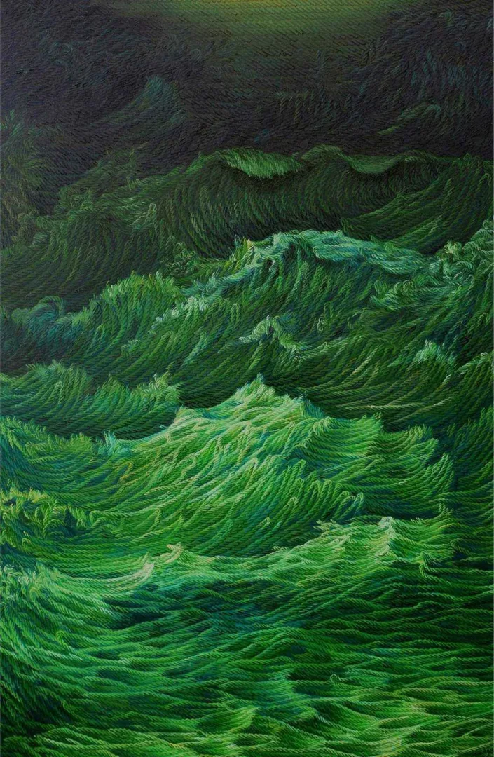 "Aşkın Son Hali" eseri AHMET YEŞİL tarafından 2015 yılında 180x130 cm ölçülerinde Tuval üzeri yağlı boya tekniği ile yapılmıştır.
