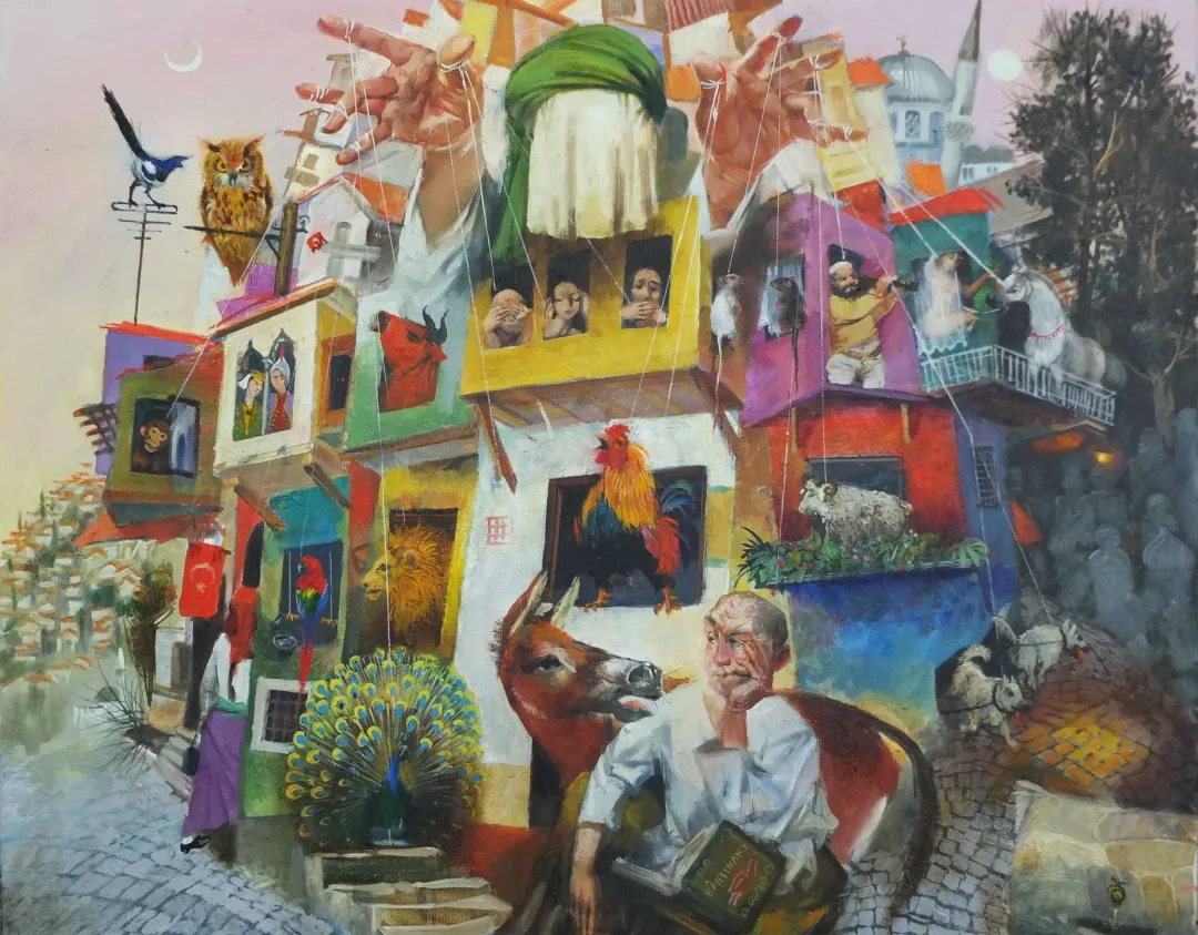 "İsimsiz" eseri HIZIR TEPPEEV tarafından 2016 yılında 100x110 cm ölçülerinde Tuval üzeri yağlı boya tekniği ile yapılmıştır.